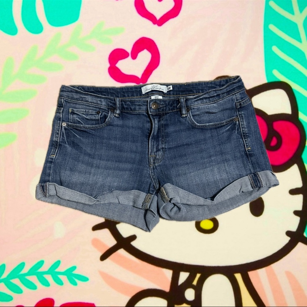 H&M Blue Denim Shorts
